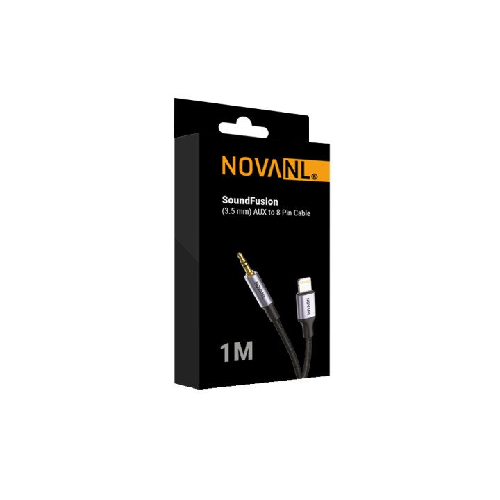 NOVANL SoundFusion (AUX) to 8 Pin Cable (1M)