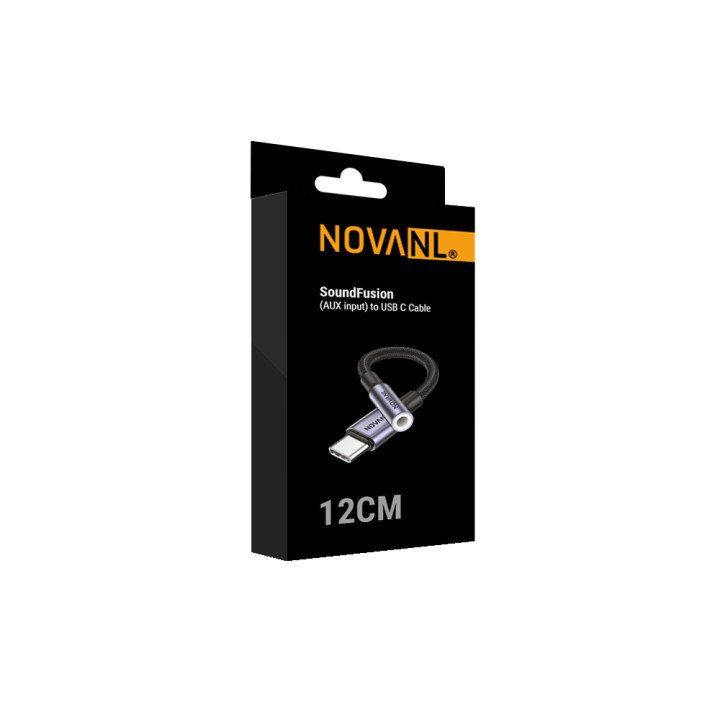 NOVANL SoundFusion (AUX input) to USB-C Cable (12CM)