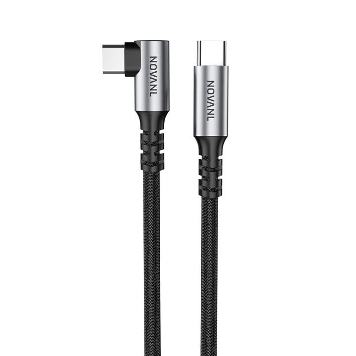 NOVANL SpeedCharge 90-degree USB C naar USB C cable 60W (1.5M)